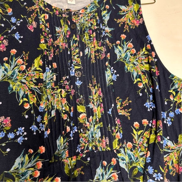 J. Jill Floral Sleeveless Maxi Dress size M - Picture 9 of 11